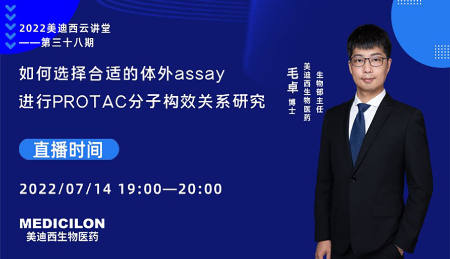 【云講堂】如何選擇合適的體外assay進行PROTAC分子構(gòu)效關(guān)系研究