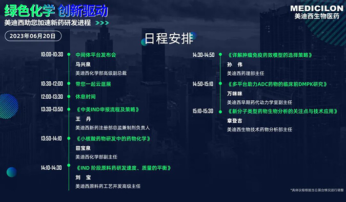 直擊CPHI | 美迪西新技術(shù)平臺(tái)吸睛發(fā)布！醫(yī)藥中間體電商平臺(tái)發(fā)布會(huì)今日啟幕